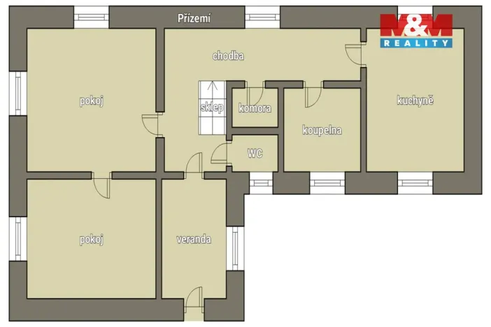Prodej rodinného domu, Křivsoudov, 224 m2