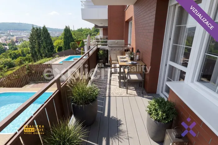 Pronájem bytu 3+kk, Zlín, Nad Vývozem, 105 m2