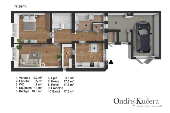Prodej rodinného domu, Praha - Ruzyně, Hořelická, 120 m2