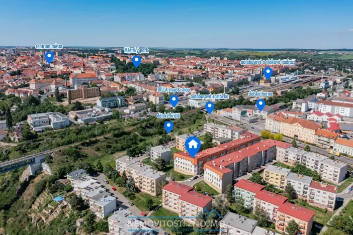 Prodej bytu 1+kk, Znojmo, Na Rejdišti, 33 m2