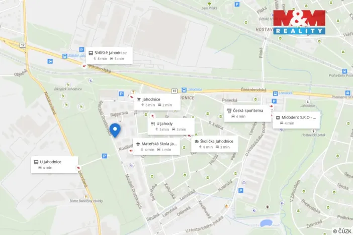 Prodej bytu 2+1, Praha - Kyje, Manželů Dostálových, 44 m2
