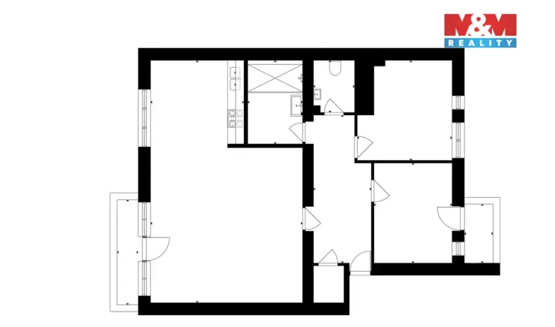 Prodej bytu 3+kk, Hradec Králové, Resslova, 92 m2