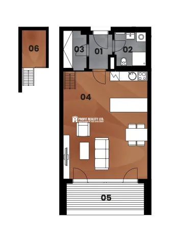 Pronájem bytu 1+kk, Praha - Žižkov, Malešická, 50 m2