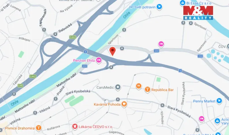 Pronájem garáže, Karlovy Vary, Mattoniho nábřeží, 21 m2