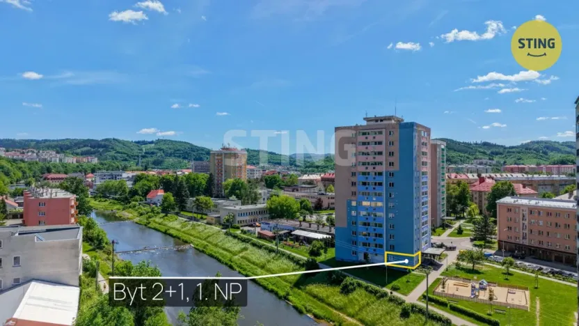 Prodej bytu 2+1, Vsetín, Jiráskova, 46 m2