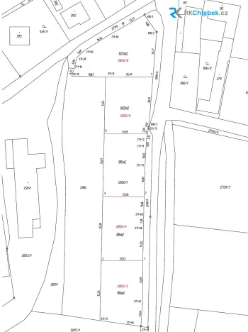 Prodej pozemku pro bydlení, Bohdalice-Pavlovice - Bohdalice, 802 m2