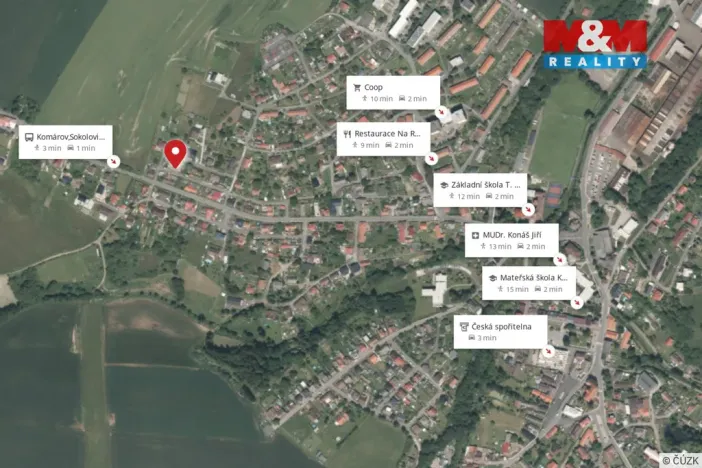Pronájem rodinného domu, Komárov, Sadová, 47 m2