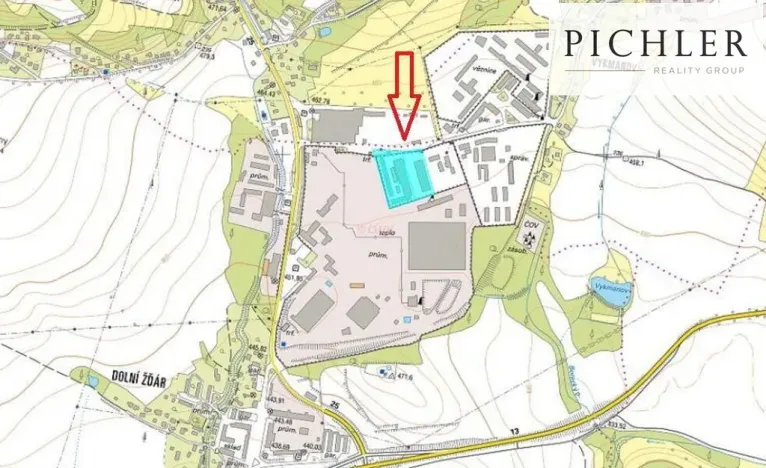 Prodej komerčního pozemku, Ostrov - Horní Žďár, 24360 m2