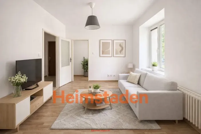 Pronájem bytu 2+kk, Ostrava - Poruba, Budovatelská, 40 m2