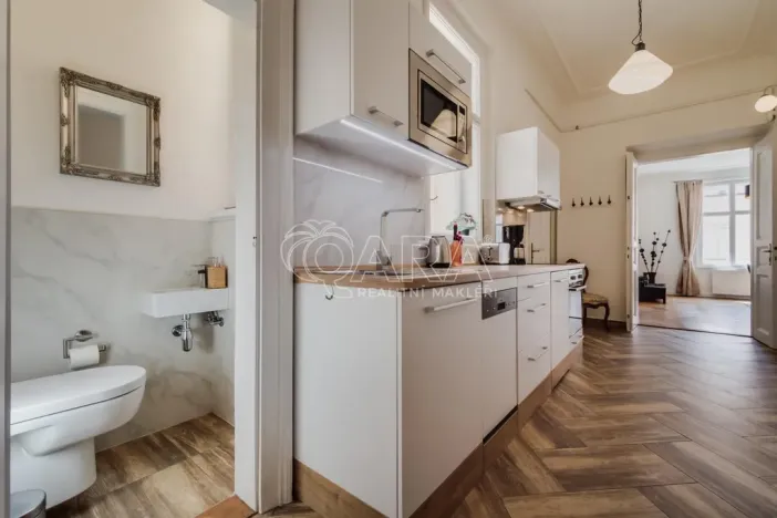 Pronájem bytu 4+1, Praha - Nové Město, Mikulandská, 84 m2