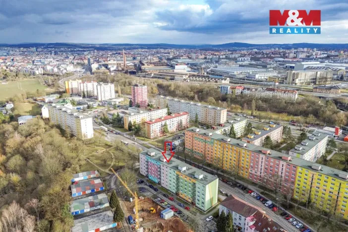 Pronájem bytu 1+1, Plzeň - Skvrňany, Křimická, 36 m2