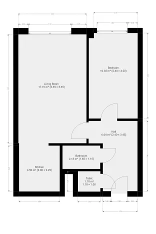 Pronájem bytu 2+kk, Praha - Řepy, Jiránkova, 45 m2