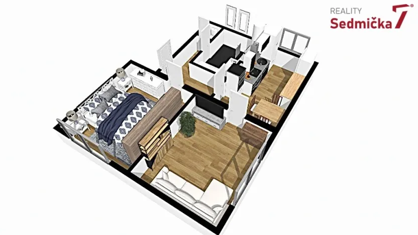 Prodej bytu 2+1, Žďár nad Sázavou, Jiřího z Poděbrad, 64 m2