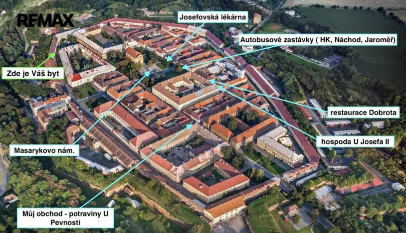 Prodej bytu 4+1, Jaroměř - Josefov, Okružní, 120 m2