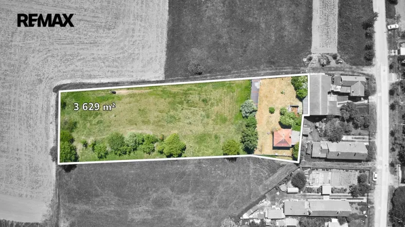 Prodej pozemku pro bydlení, Hlušice - Hlušičky, 3629 m2