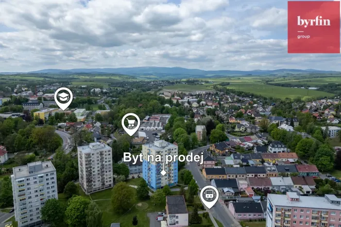 Prodej bytu 2+1, Bruntál, K. H. Máchy, 62 m2