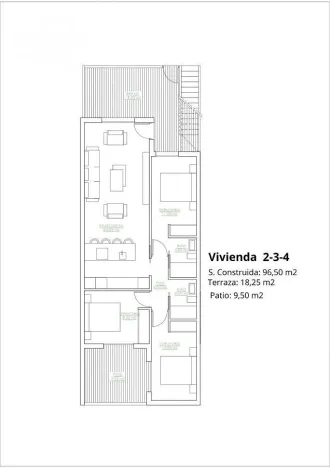 Prodej rodinného domu, San Pedro del Pinatar, Murcia, Španělsko, 96 m2