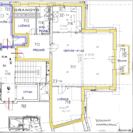 Pronájem bytu 3+kk, Praha - Chodov, Kloboukova, 86 m2