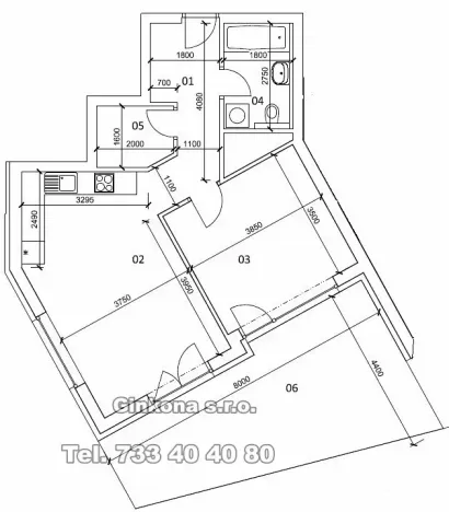 Pronájem bytu 2+kk, Plzeň, Papírnická, 50 m2