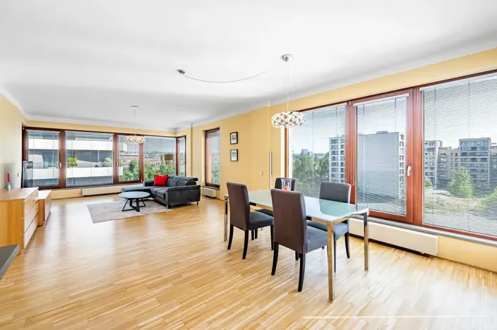 Pronájem bytu 3+kk, Praha - Karlín, Rohanské nábřeží, 126 m2