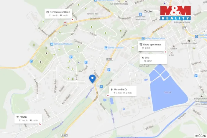 Prodej garáže, Zábřeh, Nemilská, 18 m2