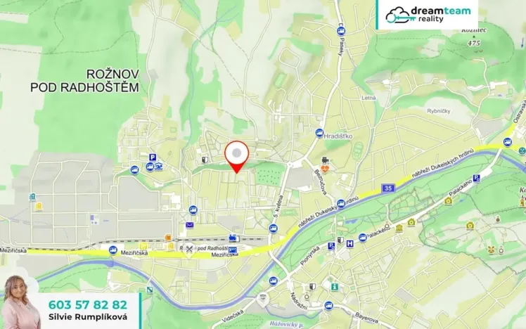 Pronájem bytu 3+1, Rožnov pod Radhoštěm, Travinářská, 74 m2