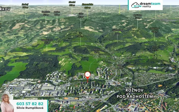 Pronájem bytu 3+1, Rožnov pod Radhoštěm, Travinářská, 74 m2