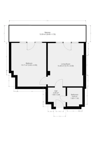 Pronájem bytu 2+kk, Praha - Libeň, Čihákova, 38 m2