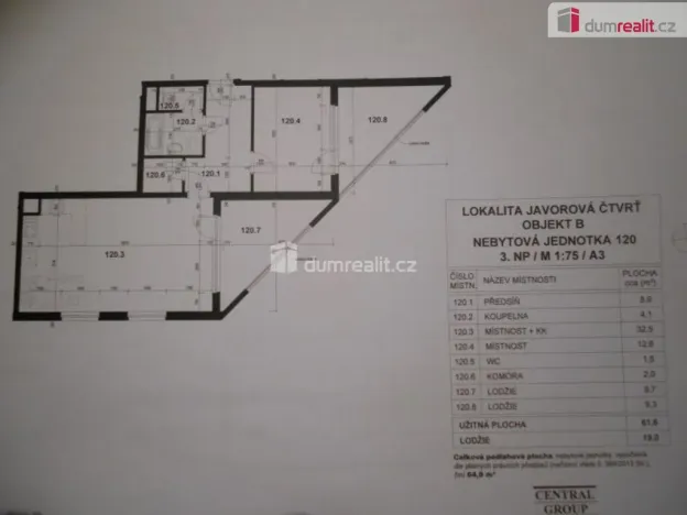 Pronájem bytu 2+kk, Praha - Horní Měcholupy, Modenská, 81 m2