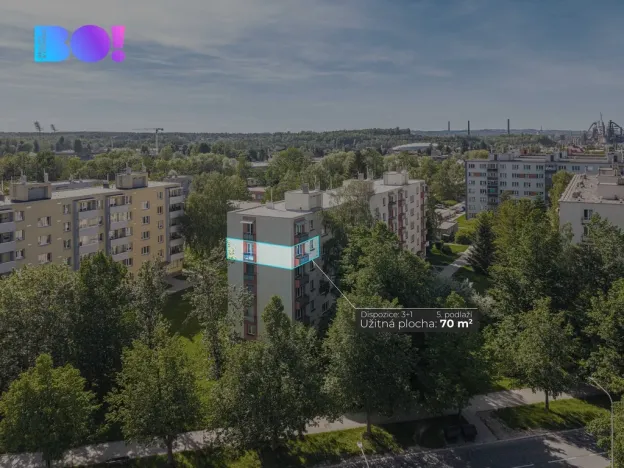 Prodej bytu 3+1, Třinec, Kopernikova, 70 m2