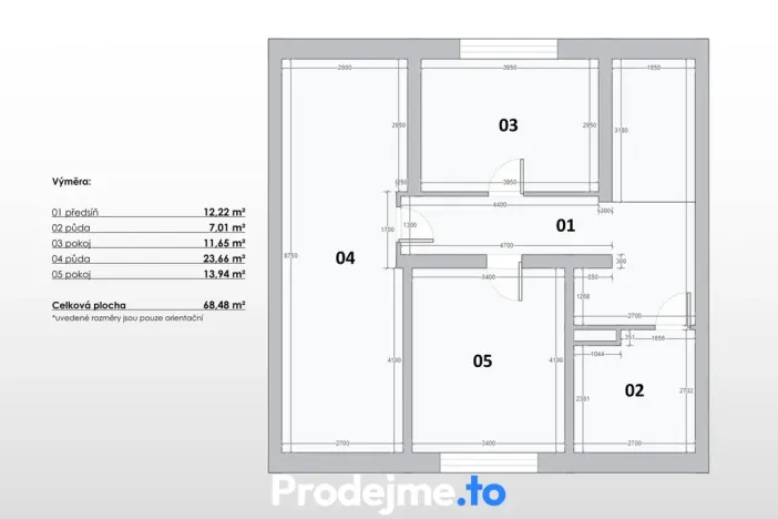 Prodej rodinného domu, Jiřice u Miroslavi, 112 m2