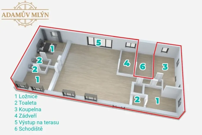 Prodej bytu 4+kk, Lichnov, 200 m2