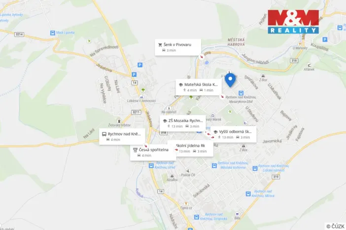 Prodej bytu 3+1, Rychnov nad Kněžnou, 5. Května, 60 m2