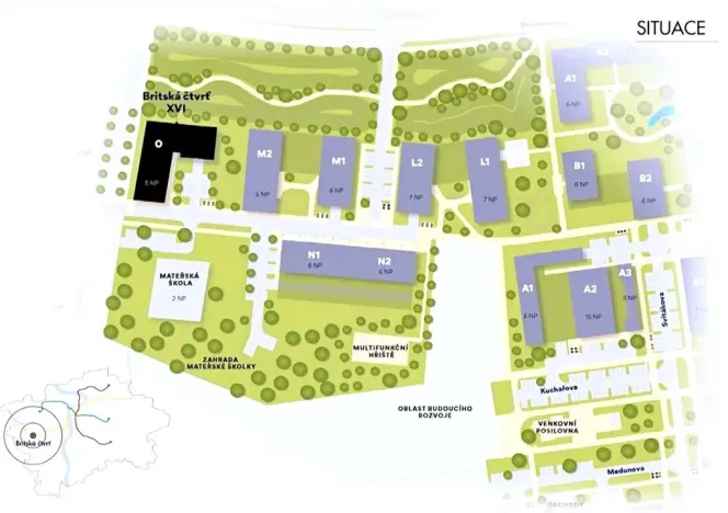Prodej bytu 2+kk, Praha - Třebonice, Thomasova, 53 m2