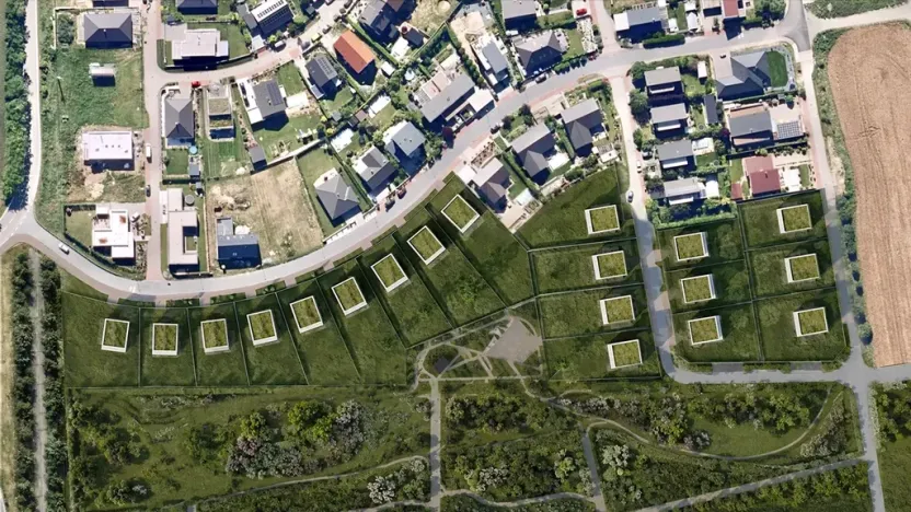 Prodej pozemku pro bydlení, Hrušovany u Brna, Pod Střediskem, 741 m2