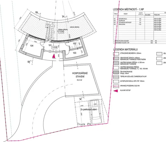 Prodej pozemku pro bydlení, Nebovidy, 1171 m2