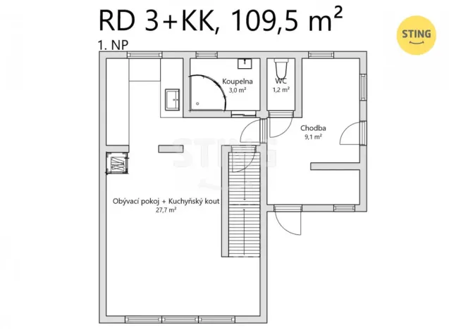 Prodej rodinného domu, Otrokovice, Dobrovského, 110 m2