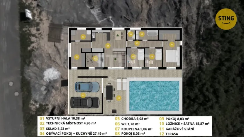 Prodej rodinného domu, Pustějov, 93 m2