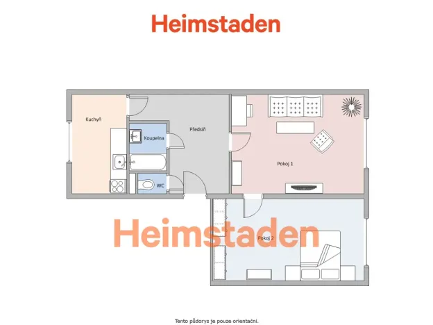 Pronájem bytu 2+1, Havířov - Město, Gorkého, 54 m2