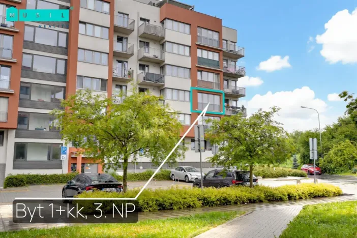 Pronájem bytu 1+kk, Olomouc - Řepčín, Edvarda Beneše, 26 m2