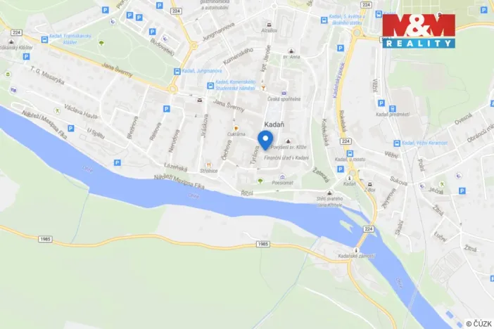 Pronájem atypického bytu, Kadaň, Mírové náměstí, 78 m2
