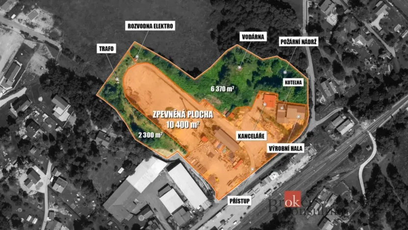 Prodej komerčního pozemku, Mníšek, Nádražní, 20448 m2