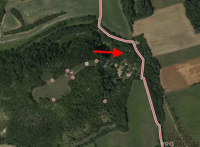 Prodej pozemku, Krhov, 2547 m2