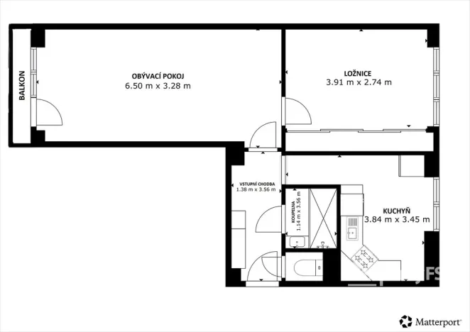 Prodej bytu 2+1, Ústí nad Labem - Bukov, Školní, 53 m2