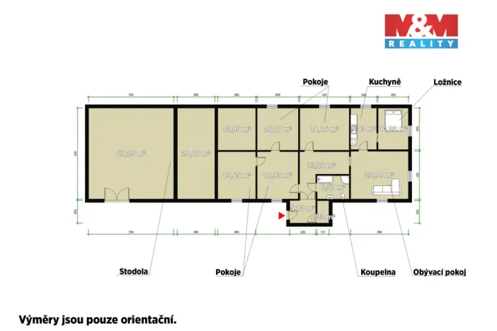 Prodej rodinného domu, Kbel - Malinec, 181 m2
