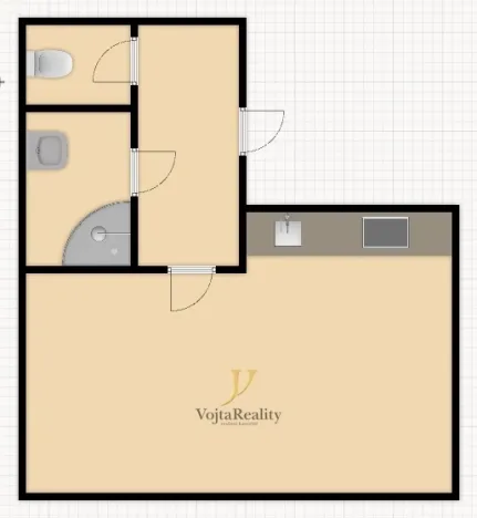 Pronájem bytu 1+kk, Olomouc, Bořivojova, 28 m2