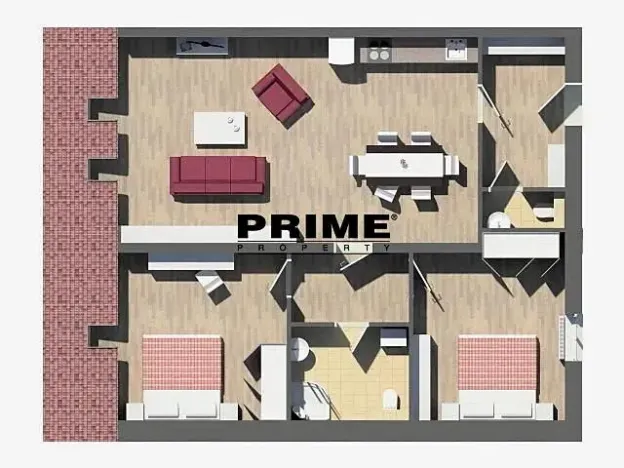 Pronájem bytu 3+kk, Praha - Vinohrady, Máchova, 93 m2