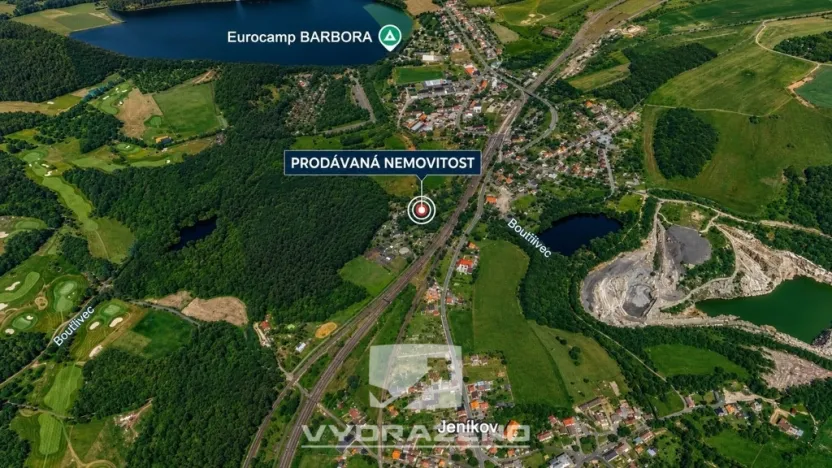 Prodej zahrady, Jeníkov, 1208 m2