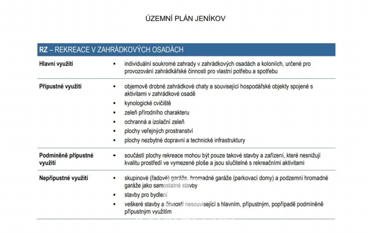 Prodej zahrady, Jeníkov, 1208 m2