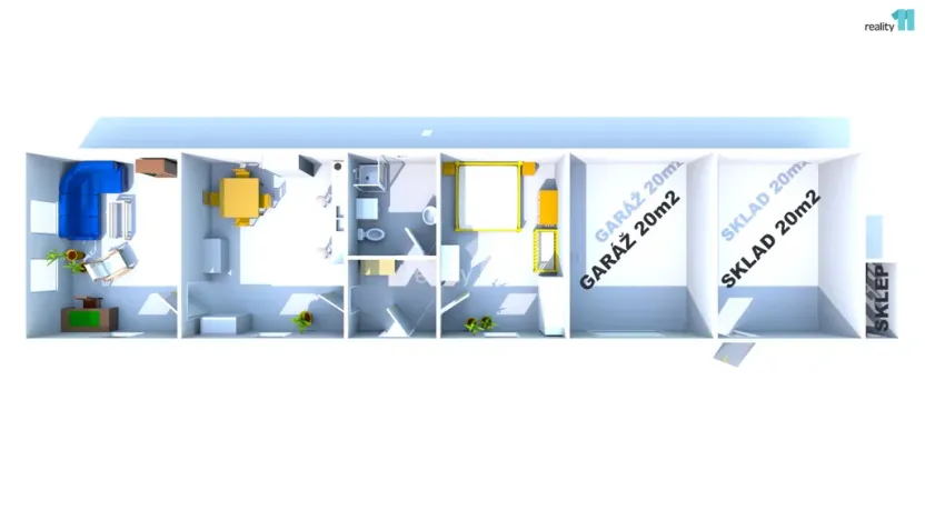 Prodej chalupy, Pečky - Velké Chvalovice, Pečecká, 75 m2